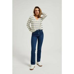 Jeansi din denim drepti - albastri - BLUE imagine