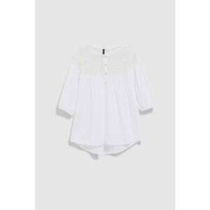 Bluza - Bumbac - Alb - Alb imagine