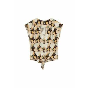 Bluza dama - Model floral - Viscoza - Maro - Maro imagine