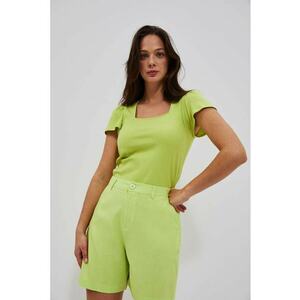 Bluza din tricot cu dungi neon imagine
