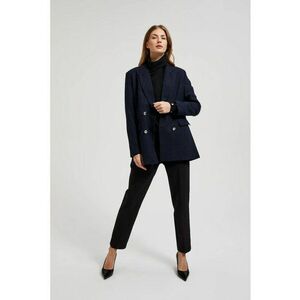 Sacou bleumarin cu doua randuri de nasturi decorativi - Bleumarin imagine