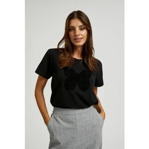 Tricou din bumbac - Negru imagine