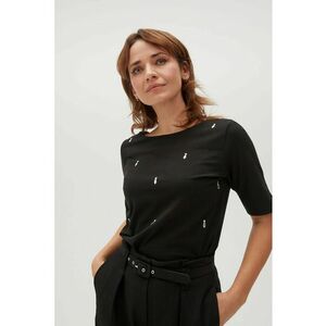 Bluza bumbac - Negru imagine