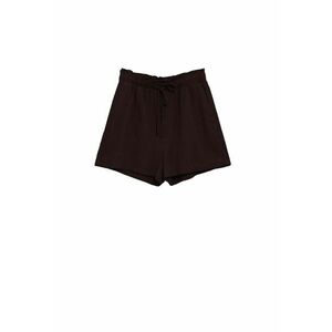 Pantaloni scurti dama - Bumbac\Vascoza - Maro - Maro imagine