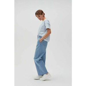 Jeans-uri netede cu picioare largi albastre - BLUE imagine
