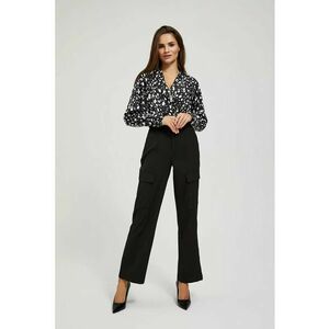 Pantaloni cargo - Negru imagine