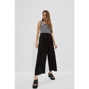 Pantaloni dama - Poliester - Negru - Negru imagine