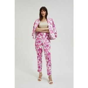 Pantaloni roz cu flori - Roz imagine
