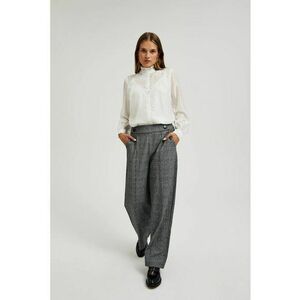 Pantaloni gri cu picioare drepte - Gri imagine