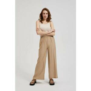 Pantaloni bej - talie - Maro deschis imagine