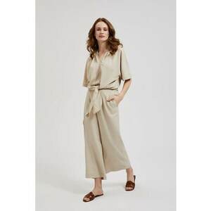 Pantaloni culottes bej - Bej imagine