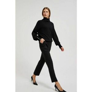 Pantaloni Eleganti Negri - Negru imagine