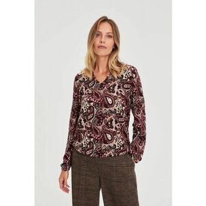 Pulover bronz cu model - Bej imagine