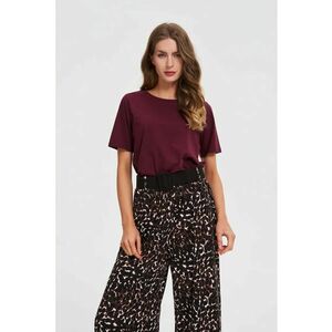 T-Shirt Burgundy Neted - Bordeaux imagine