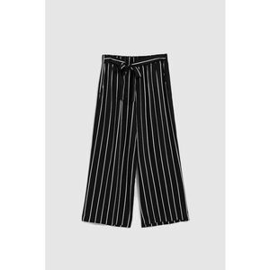 Culottes stripe negre - Negru imagine