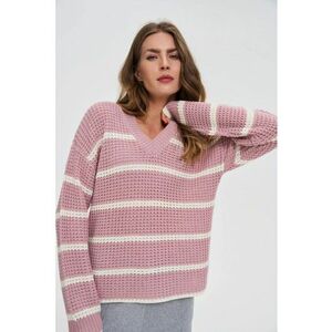 Pulover dungate roz - Roz deschis imagine