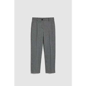Pantaloni gri cu model pepit - Gri imagine