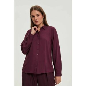 Camasa din Viskoza Burgundy - Bordeaux imagine
