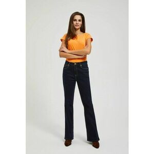 Jeans Bootcut cu Cusaturi Deschise - Negri - BLUE imagine