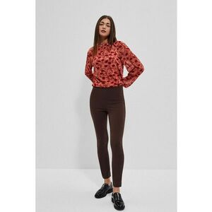 Pantaloni Smooth Castan - Maro inchis imagine