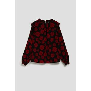 cu model floral - neagră - mărime - Negru imagine