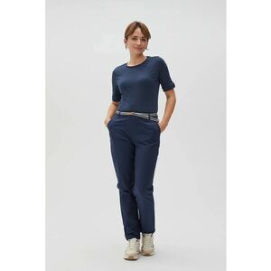 Pantaloni din bumbac bleumarin - Bleumarin imagine