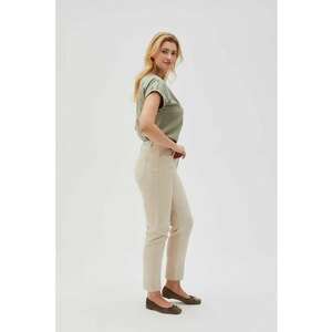 Pantaloni Bej Casual - Bej imagine