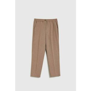 Pantaloni cigareta maro - Maro deschis imagine
