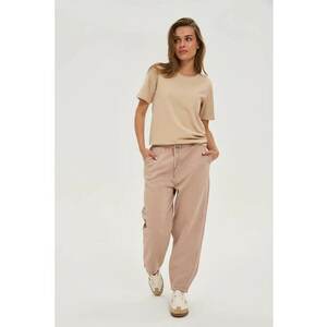 Pantaloni de training bej - Maro imagine