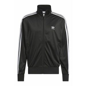 Bluza de trening cu fermoar si guler inalt Firebird - Negru/Alb optic imagine