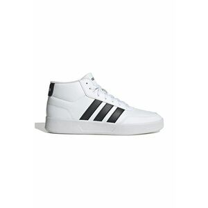 Pantofi sport inalti din piele ecologica Breaknet - Negru/Alb optic imagine