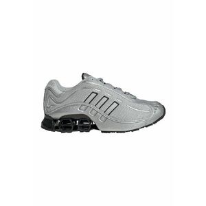 Pantofi sport cu garnituri din piele ecologica Megaride - Gri/Argintiu imagine