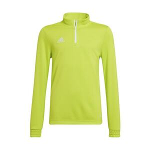 Bluza cu fermoar scurt - pentru fotbal Entrada 22 - Galben deschis imagine