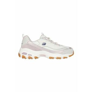 Pantofi sport cu garnituri din plasa D'Lites Dazzling Shine - Alb/Gri imagine