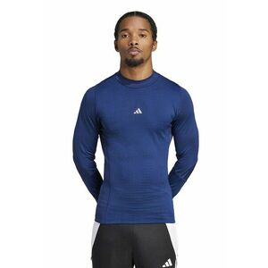 Bluza slim fit cu logo - Albastru inchis/Alb optic imagine