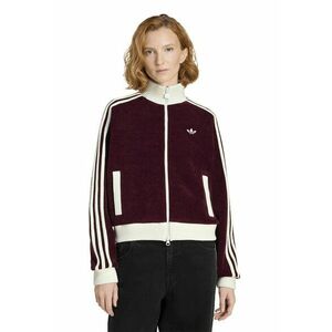 Bluza de trening cu buzunare laterale si fermoar - Violet tyrian imagine