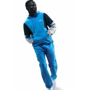 Trening din material fleece cu model colorblock Club - Negru/Turcoaz imagine