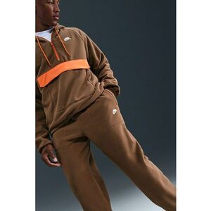 Pantaloni de trening din material fleece cu talie ajustabila Club - Caramel imagine