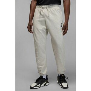 Pantaloni de trening cu snur de ajustare in talie - Gri deschis melange imagine