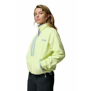 Bluza de trening casual din material fleece pentru trekking Back Bowl™ - Albastru lavanda/Galben pal imagine