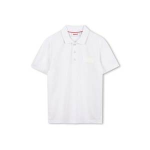 Tricou polo cu logo - Alb optic imagine