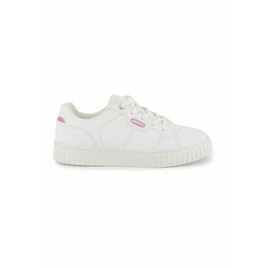Pantofi sport de piele ecologica cu perforatii - Alb murdar imagine