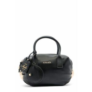 Geanta mica cu accesoriu logo - Negru imagine