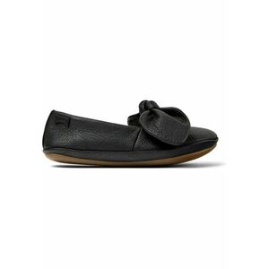 Balerini de piele cu funda Ballerinas Right - Negru imagine