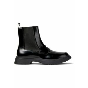 Ghete Chelsea de piele Walden - Negru imagine