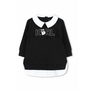 Rochie-bluza de trening cu model 2in1 - Alb/Negru imagine