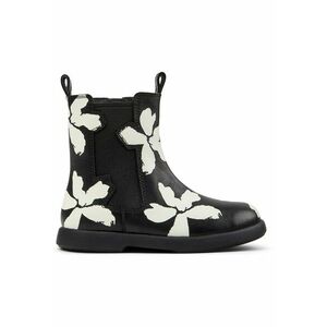 Ghete cu model floral Duet Twins - Negru imagine