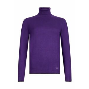 Pulover cu guler inalt - Violet imagine