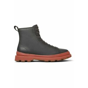 Bocanci de piele nabuc Brutus+ - Gri imagine