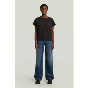 Tricou din bumbac organic cu maneci raglan - Maro inchis imagine